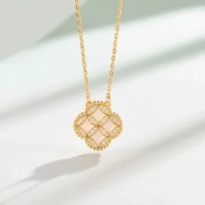 الفضة الإسترلينية 925 على شكل أربع أوراق925 sterling silver four leaf shape