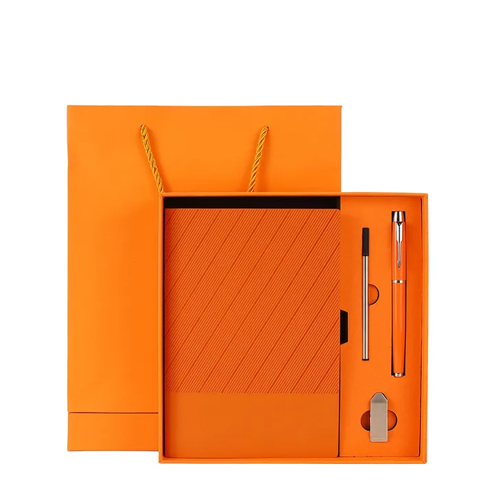 دفتر أعمال من الجلد الصناعي مخصص بكميات .  Custom PU Leather Business Notebook.