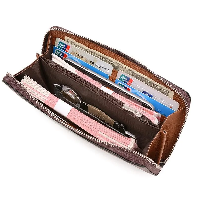 2 In 1 Men Pu Leather Shoulder Bag Handbag