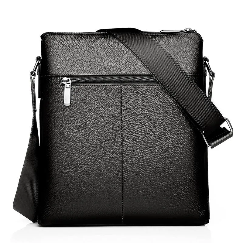 2 In 1 Men Pu Leather Shoulder Bag Handbag