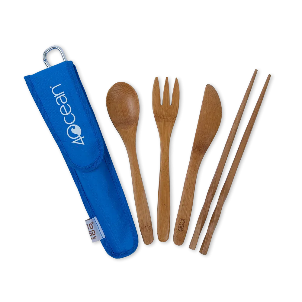 4ocean x ToGo Ware Reusable Bamboo Utensils