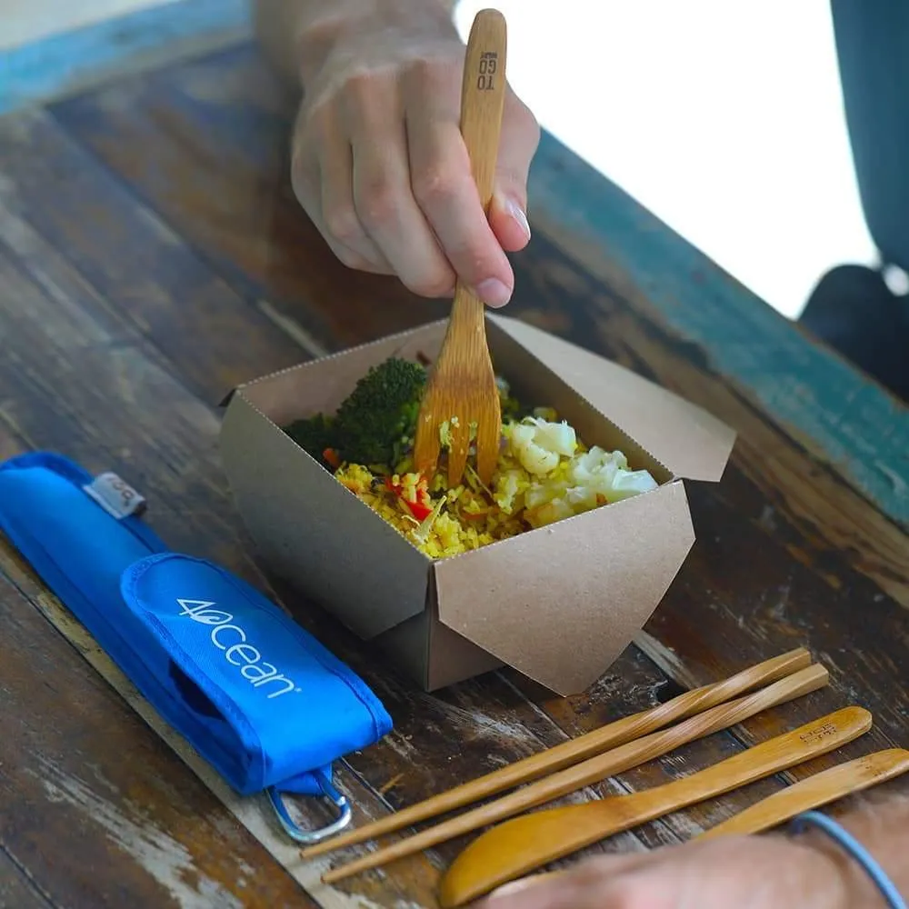 4ocean x ToGo Ware Reusable Bamboo Utensils