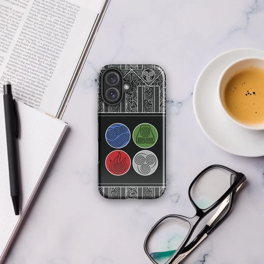 Avatar: The Last Airbender Water Earth Fire Air iPhone Case