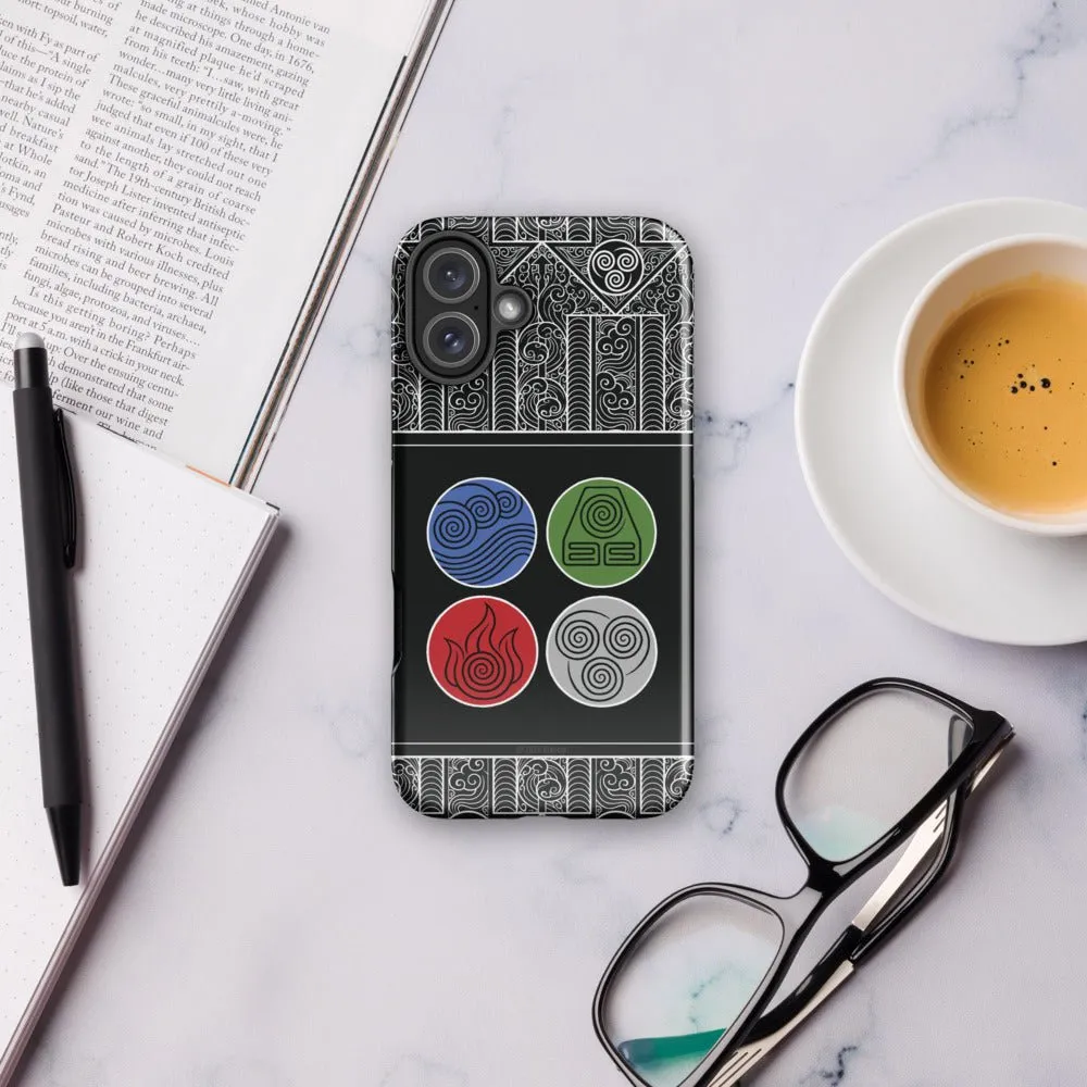Avatar: The Last Airbender Water Earth Fire Air iPhone Case
