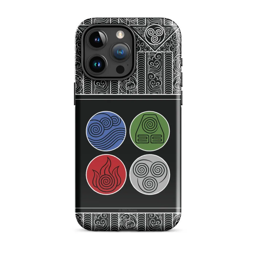 Avatar: The Last Airbender Water Earth Fire Air iPhone Case