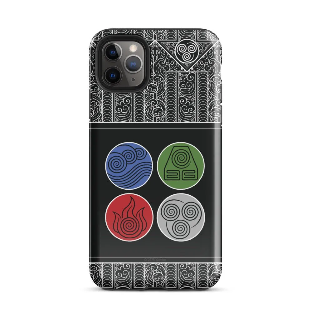 Avatar: The Last Airbender Water Earth Fire Air iPhone Case