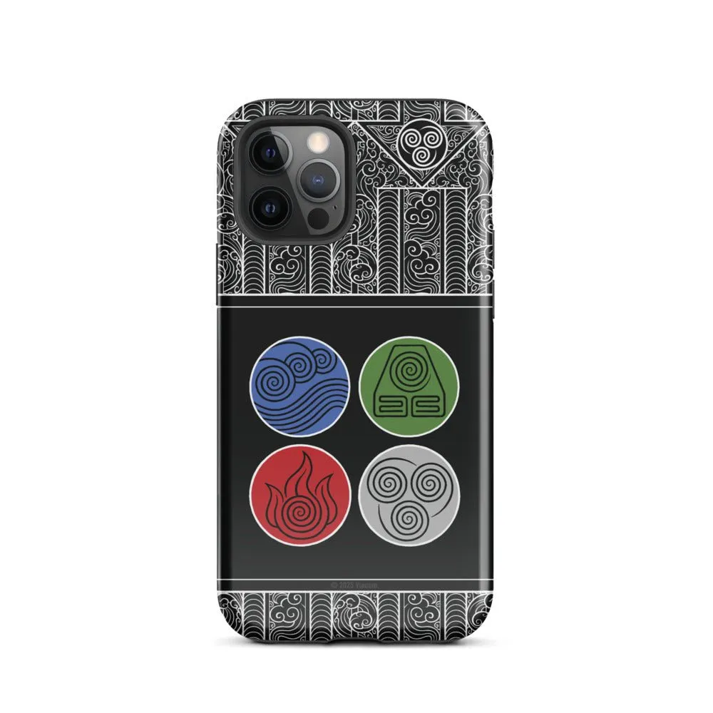 Avatar: The Last Airbender Water Earth Fire Air iPhone Case