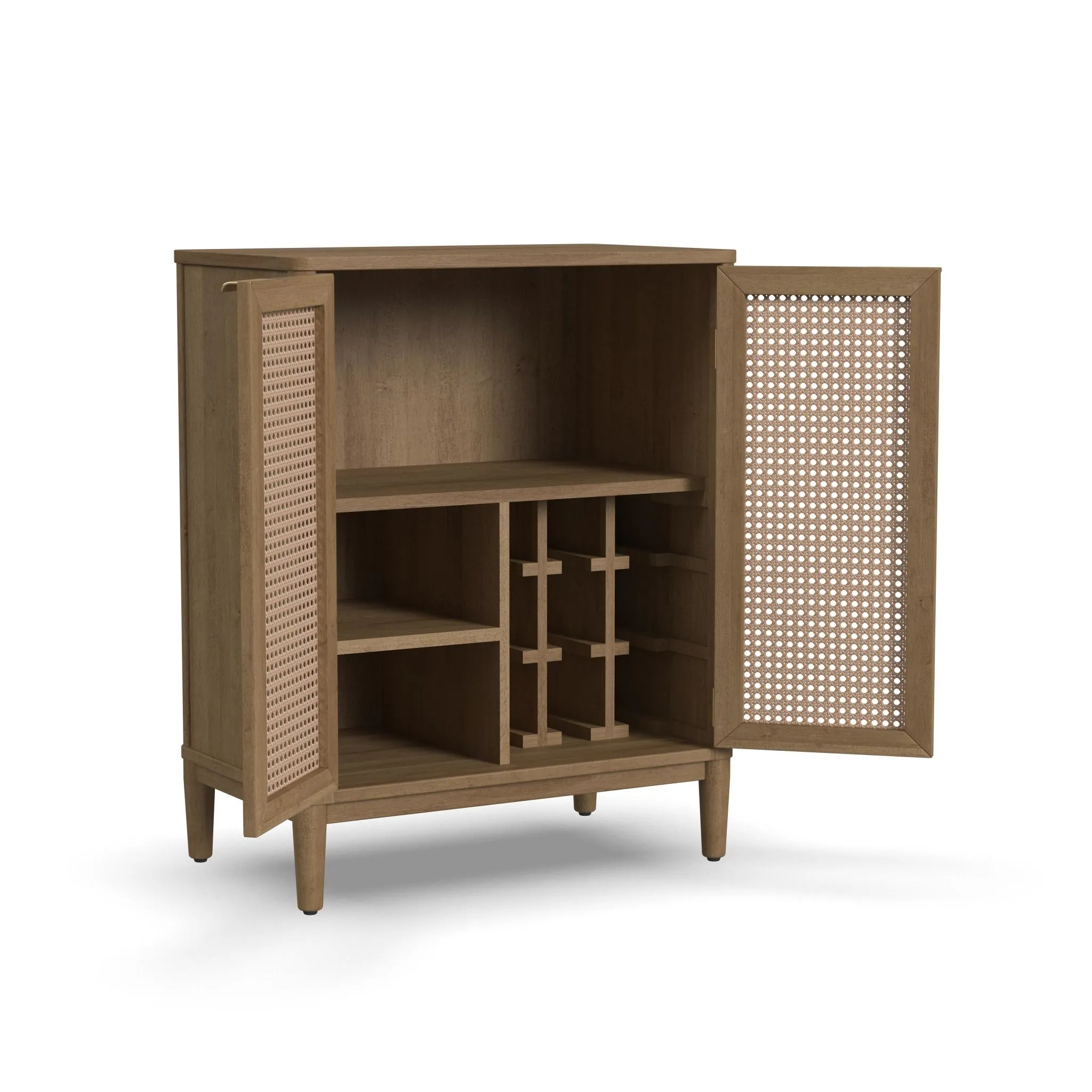 Brentwood Brown Bar Cabinet