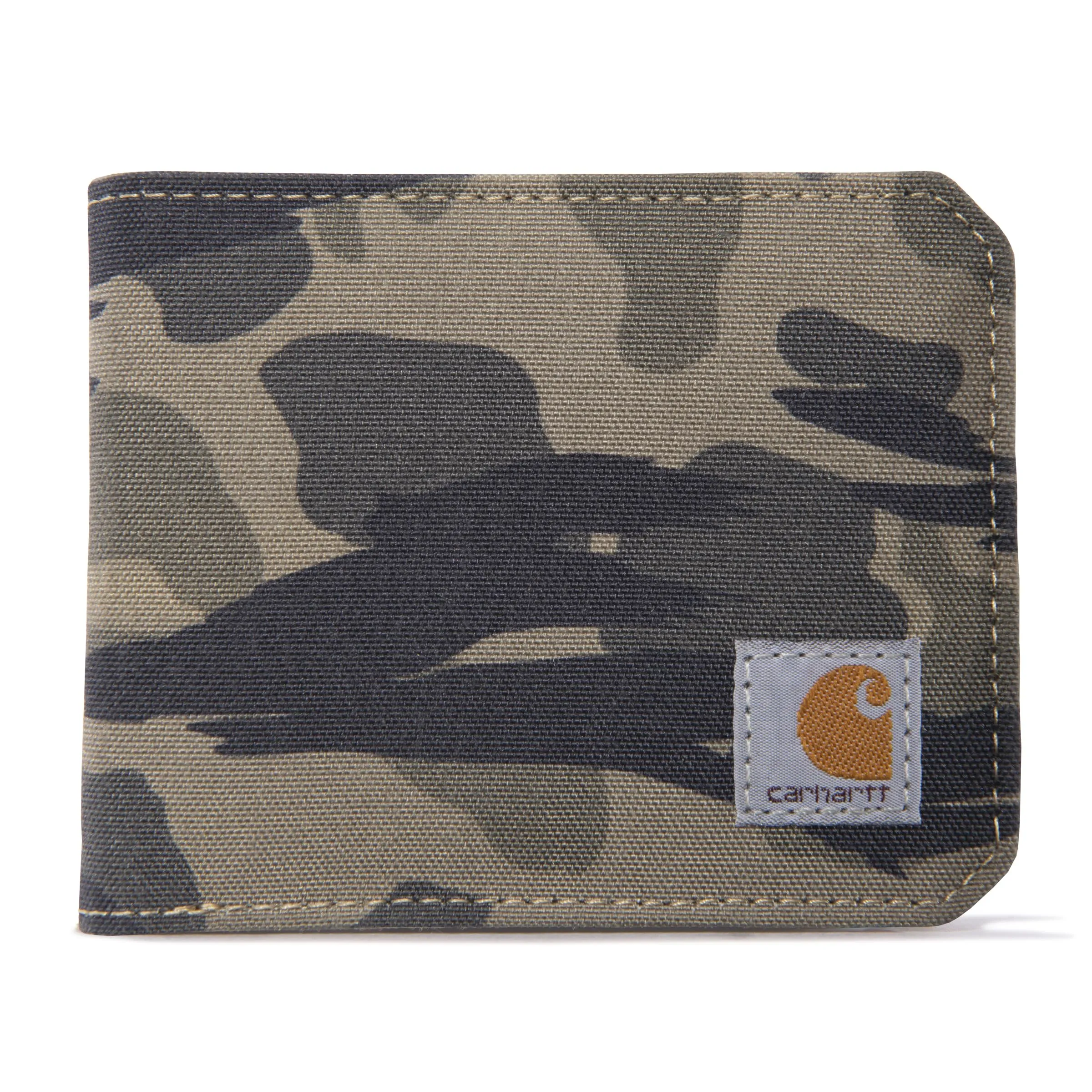 Carhartt B0000235 Men's Bifold and Passcase, Durable Billfold Wallets, Available in Leather and Canvas Styles