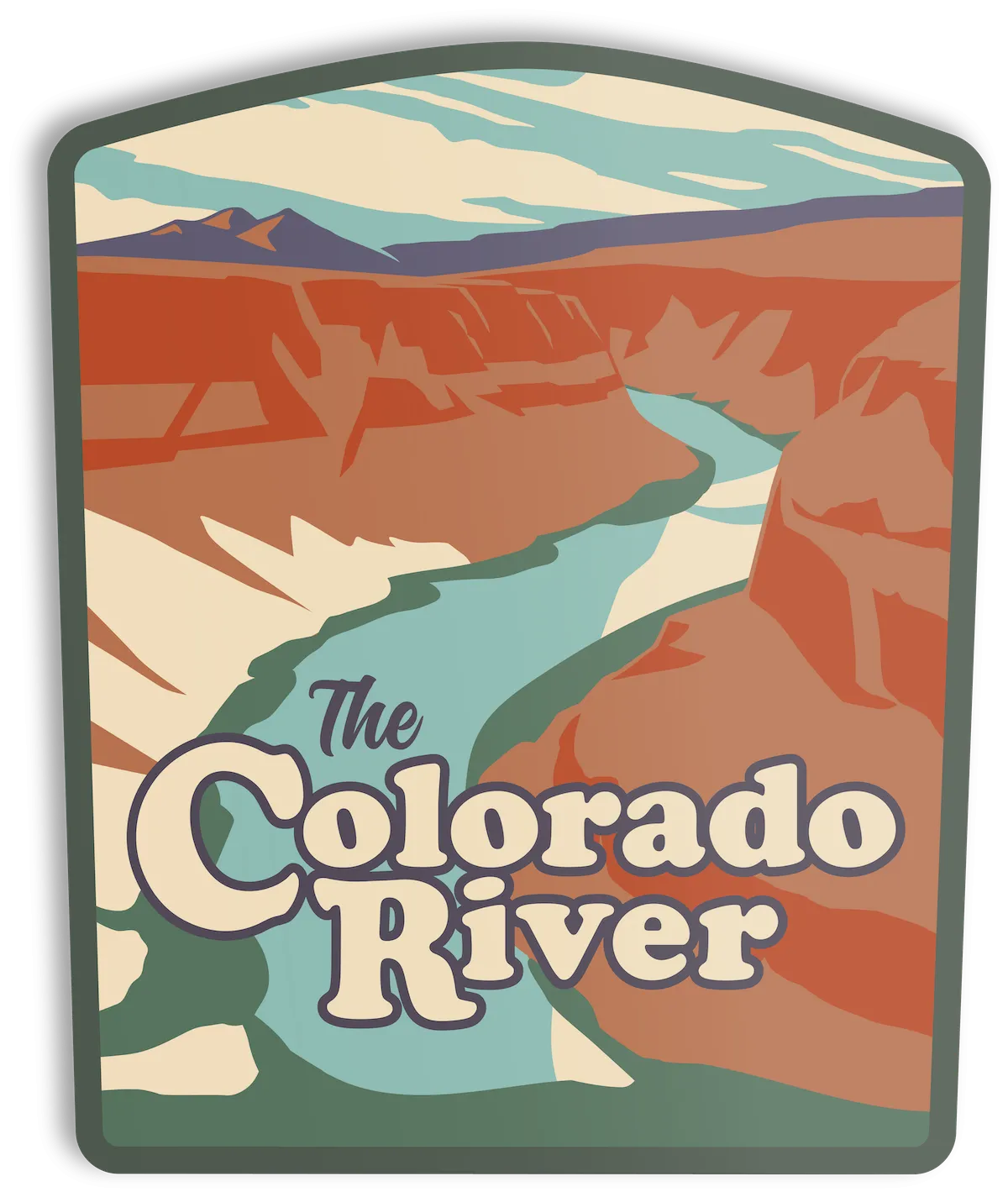 Colorado River Sticker