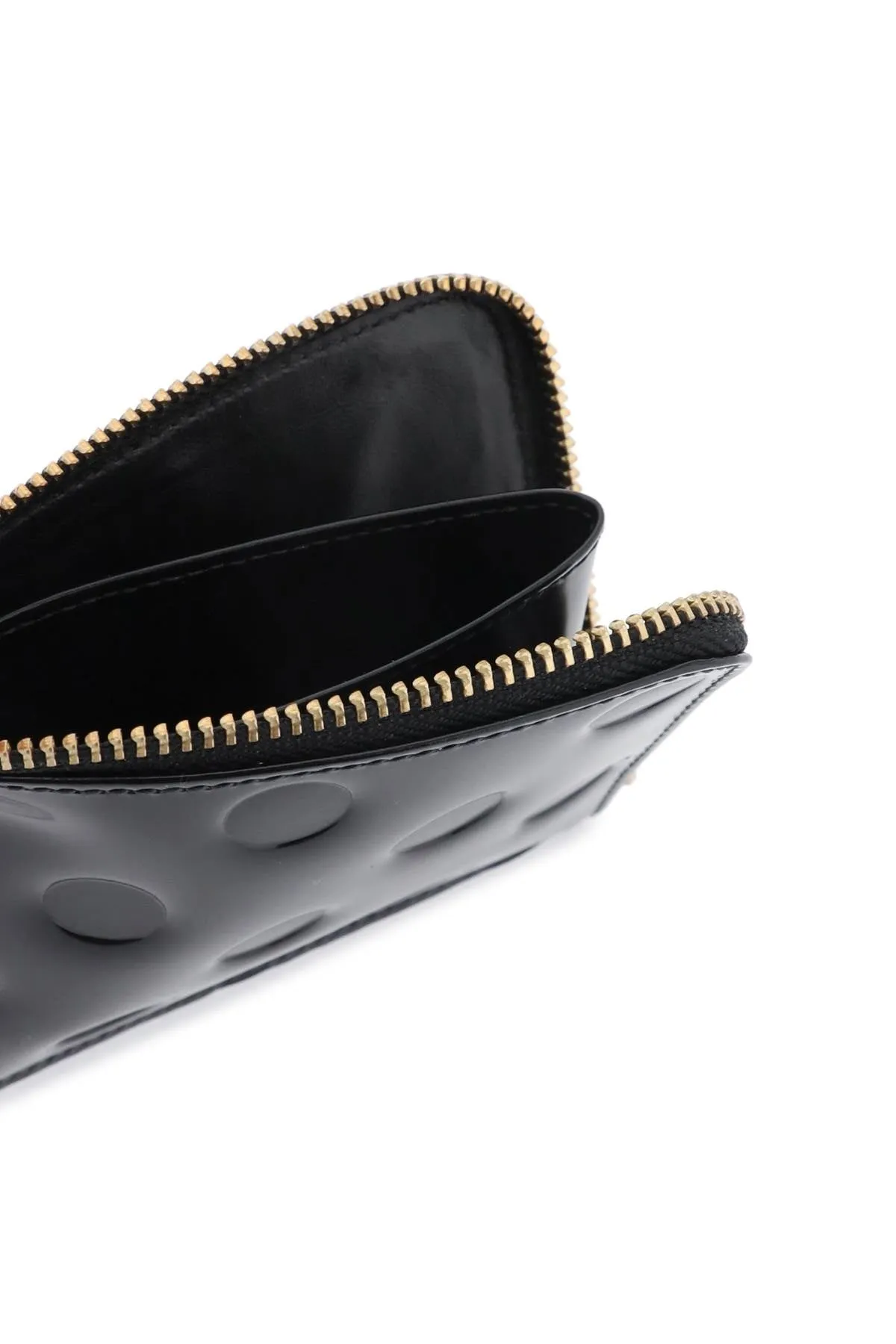 Comme des garcons wallet polka dot flat wallet
