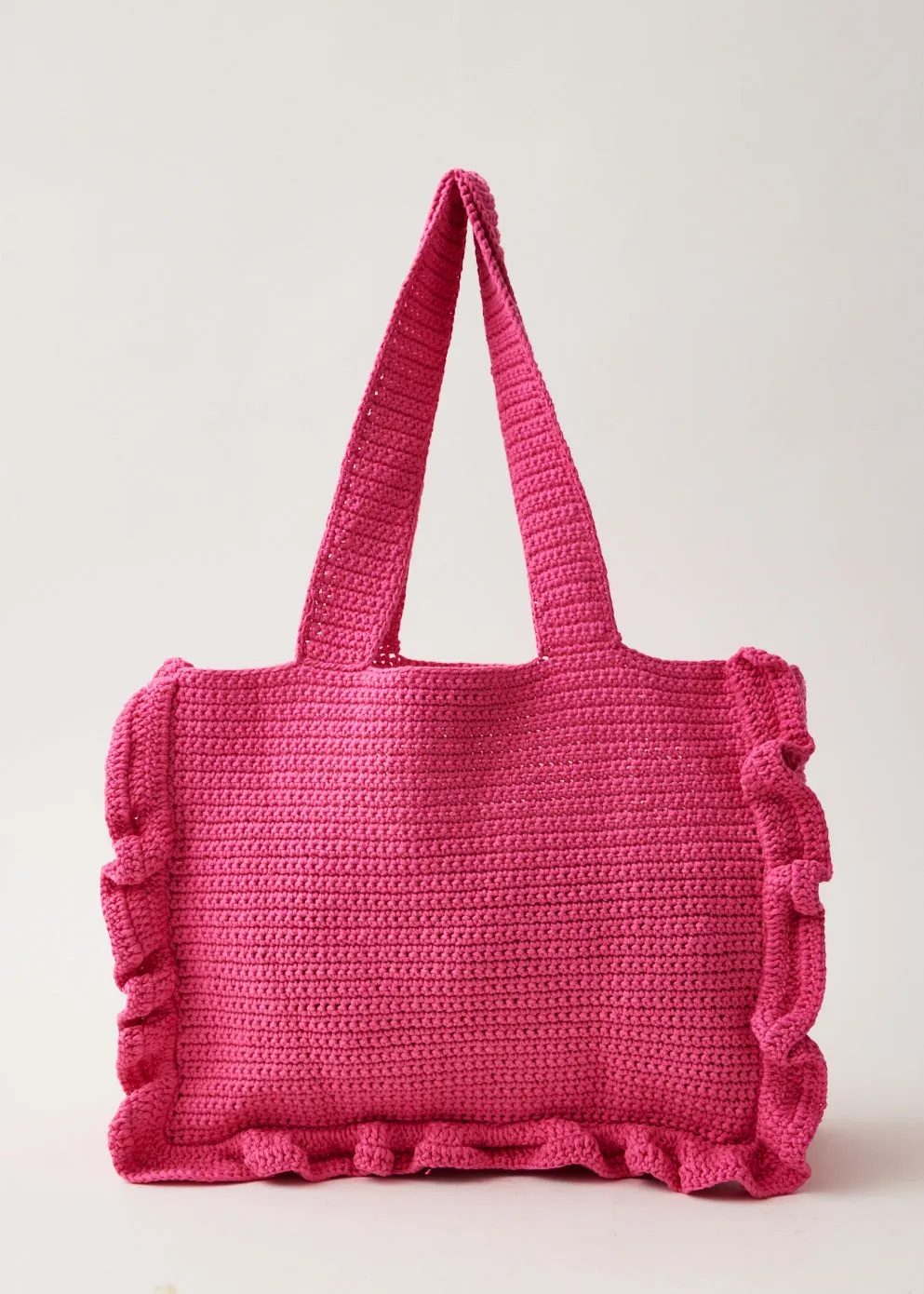 Crochet Frill Tote