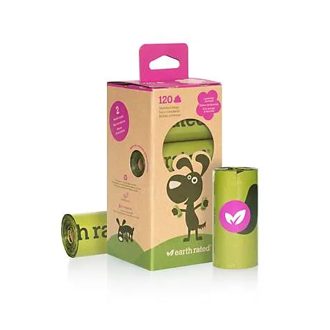 Earth Rated Scented Poop Bags 8 rolls (120ct)
