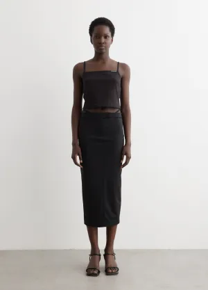 Fitted G-String Long Skirt