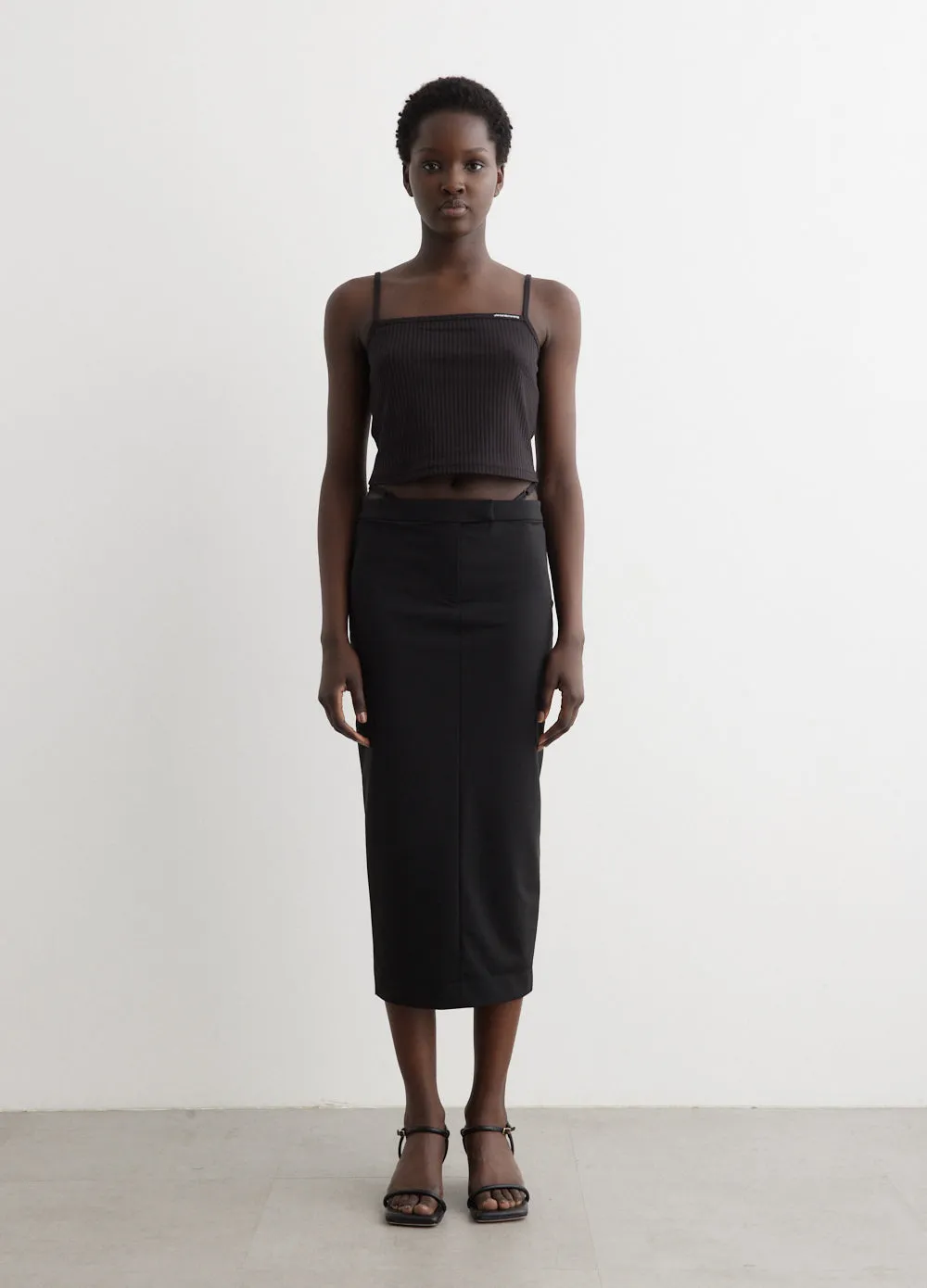 Fitted G-String Long Skirt