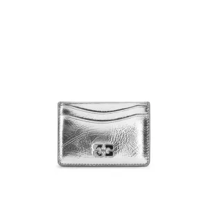 Ganni Bou Card Holder (Silver)