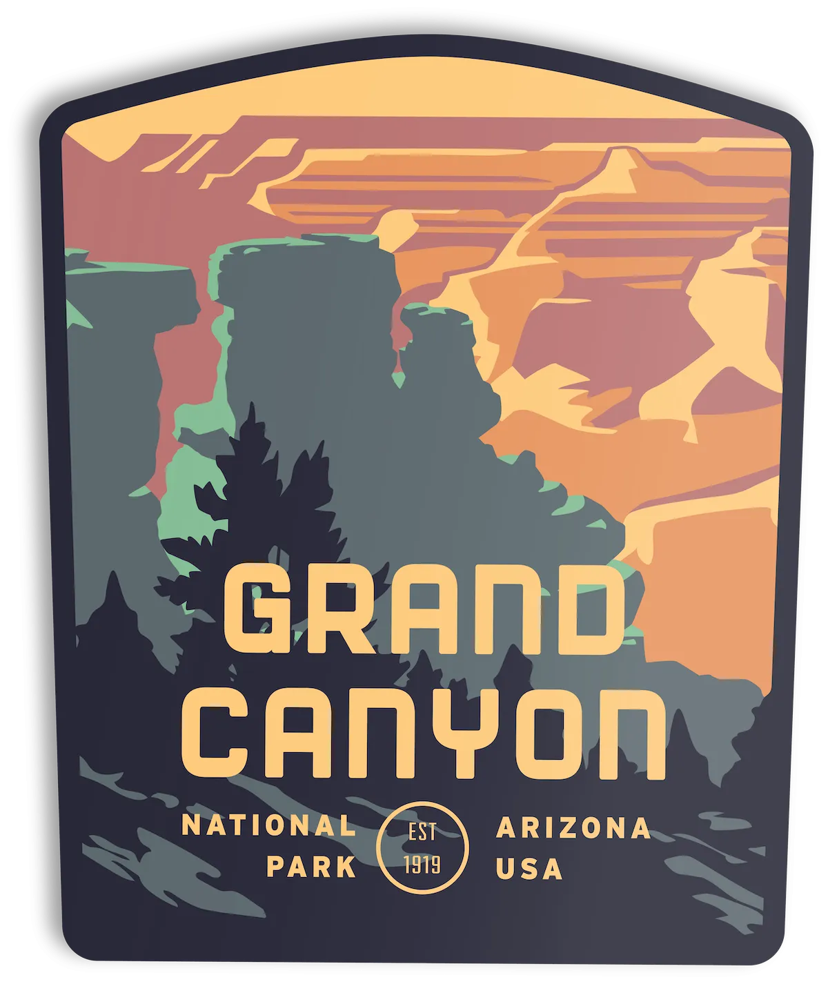 Grand Canyon (South Rim) Sticker