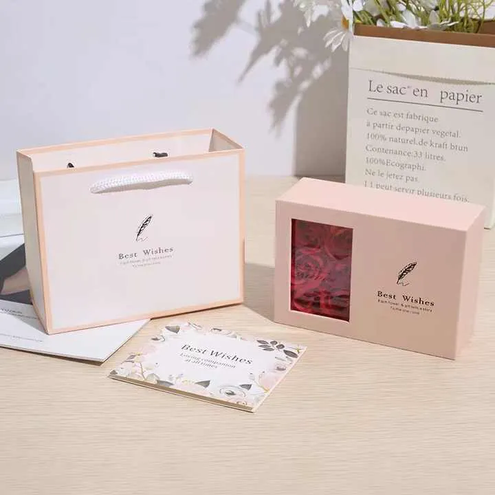 Hot Selling Stock Jewelry Rose Soap-صندوق هدايا