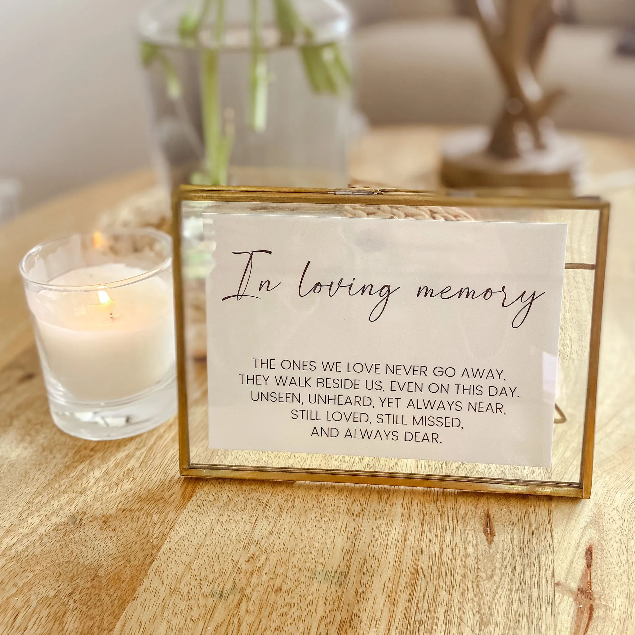 In Loving Memory - A6 Wedding Print