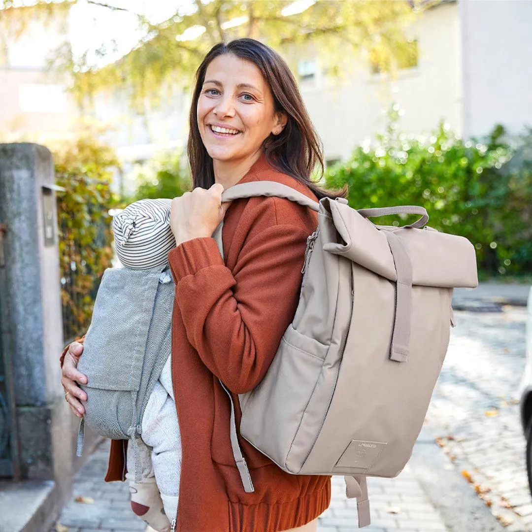 Lassig Rolltop Backpack - Taupe