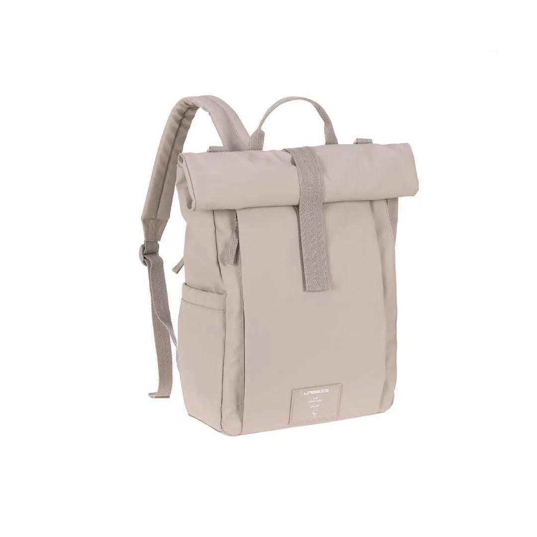 Lassig Rolltop Backpack - Taupe