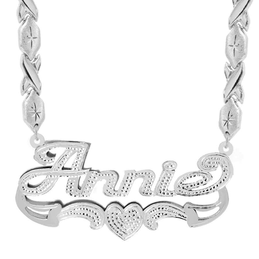 Personalized Double Nameplate necklace Annie