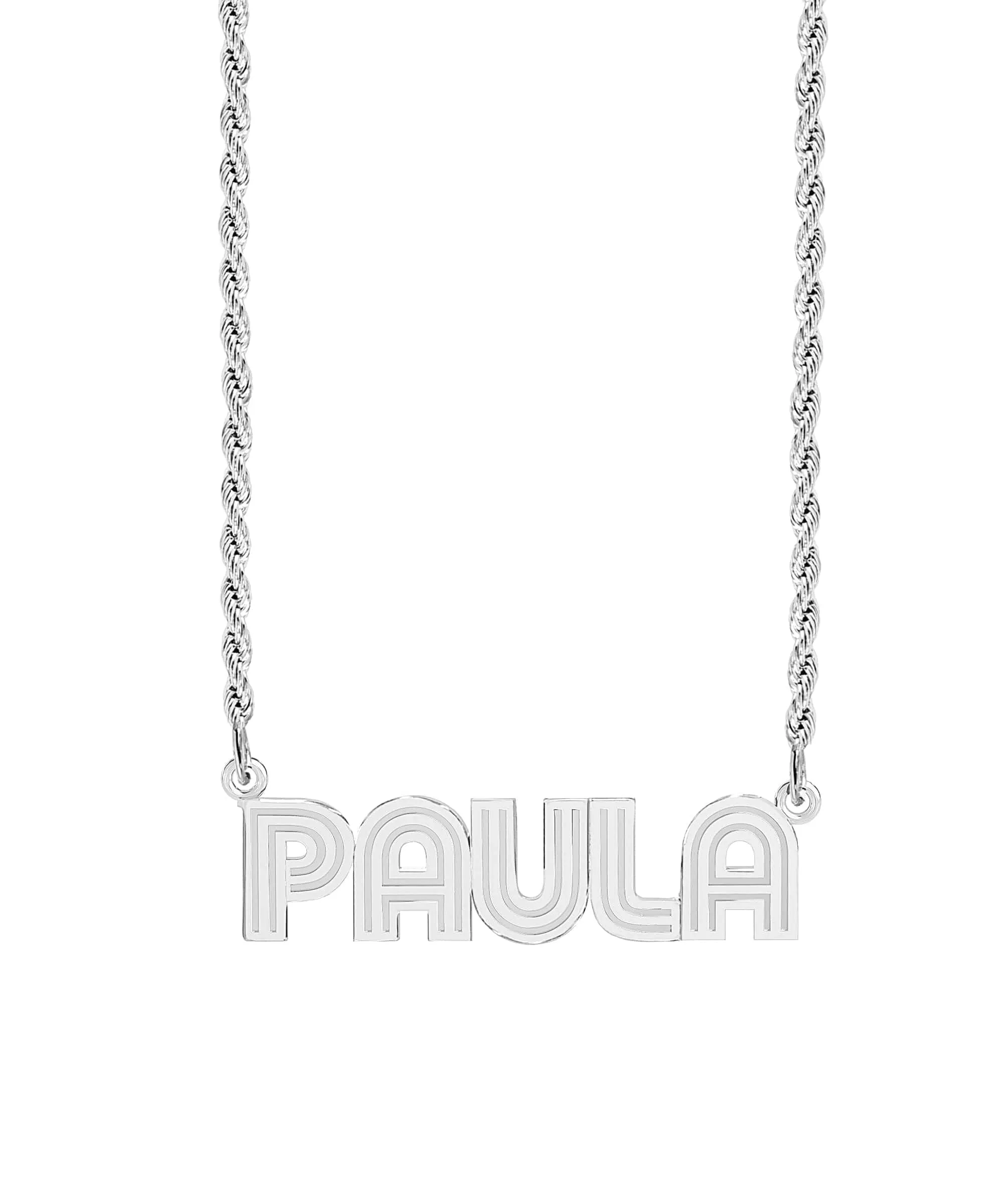 Personalized Name necklace Paula