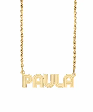 Personalized Name necklace Paula