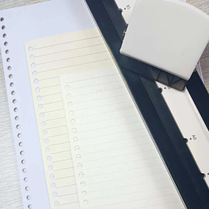 Planner Mini Hole Punch Diary Loose-مخطط صغير، مثقب ورق