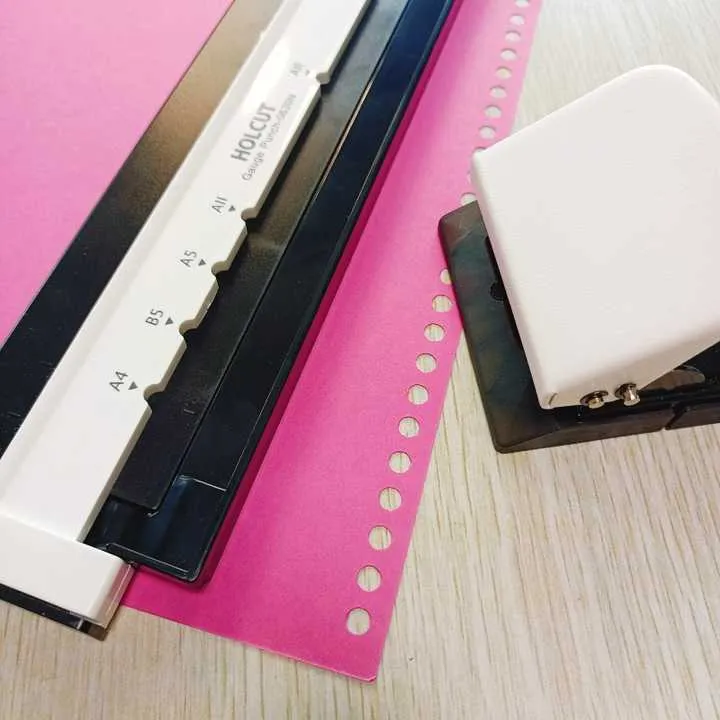 Planner Mini Hole Punch Diary Loose-مخطط صغير، مثقب ورق