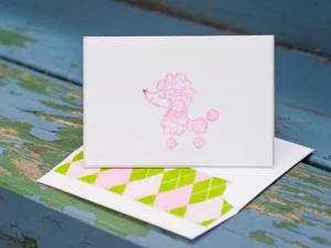 Poodle Note Cards - Poodle Stationery - Poodle Cards - Dog Note Cards - Dog Cards - Dog Stationery - Dog Lover Stationery - Dog Lover Card