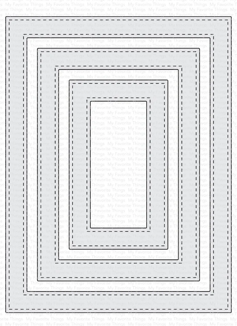 Stitched Rectangle Frames Die-namics
