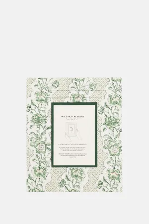 Wall Picture Frame Blooming Trellis Green