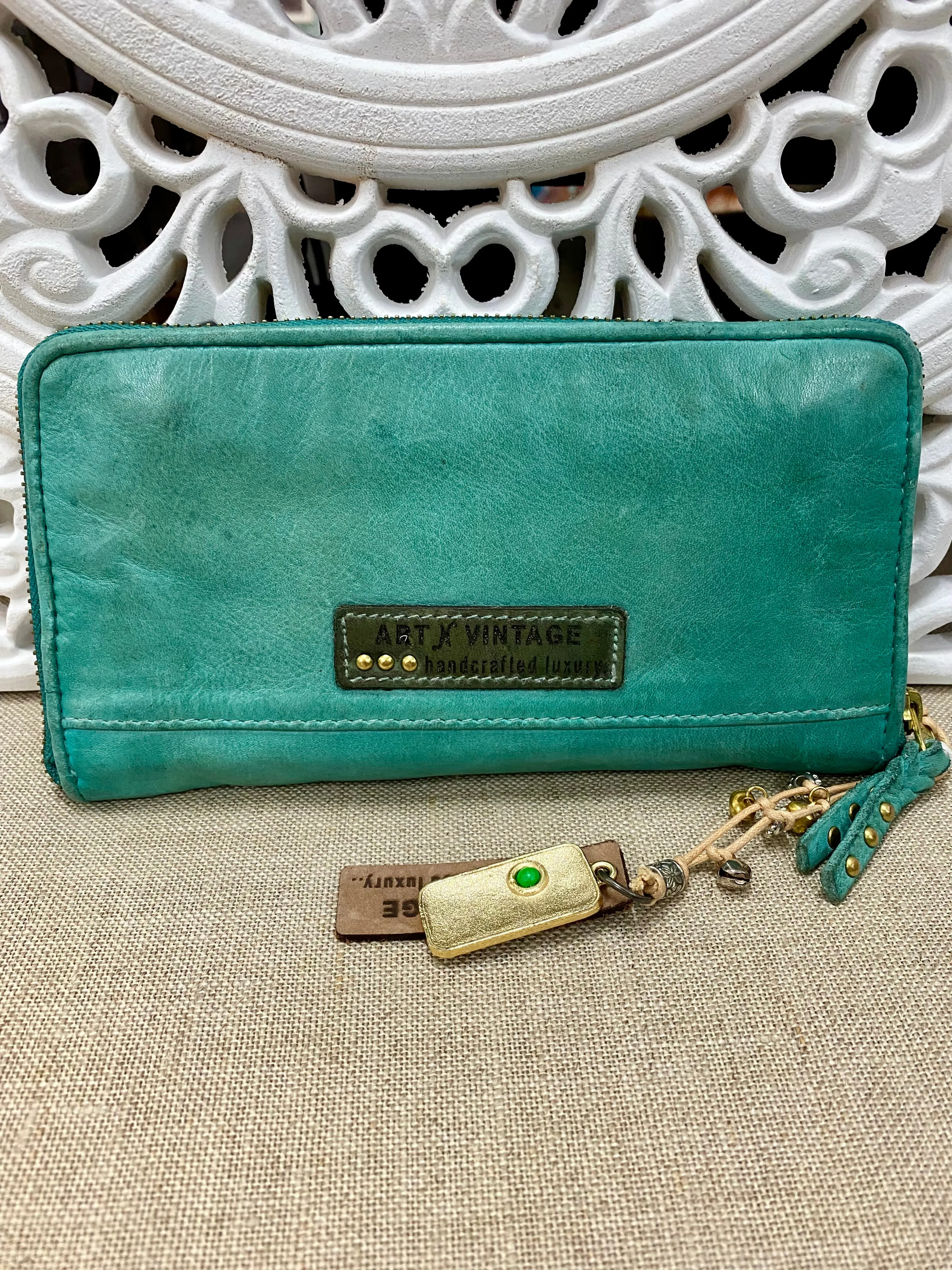 Wallis Zip Round Wallet - Teal